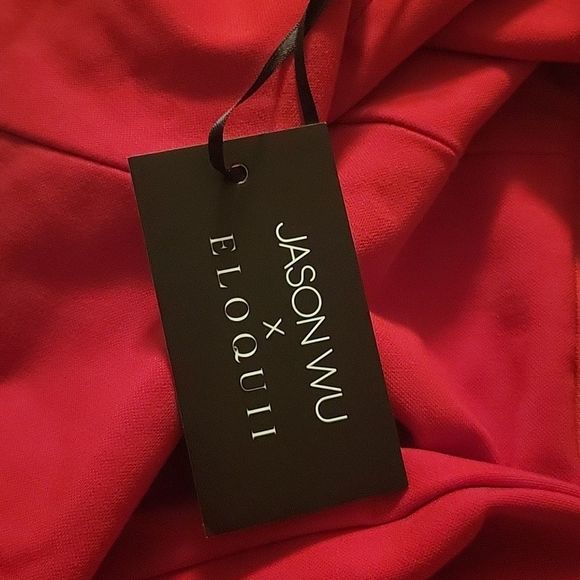 NWT Jason Wu X ELOQUII Asymmetrical One Shoulder Dress Women's Size 20 - Picture 4 of 7